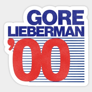 GORE LIEBERMAN '00 Sticker